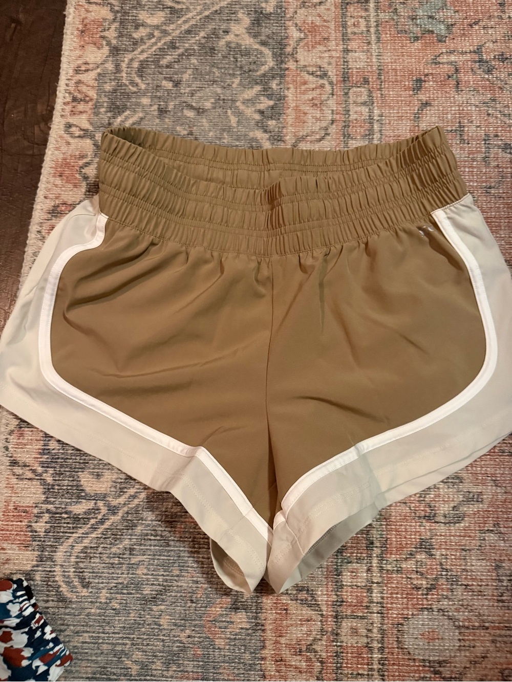 DSG Olive Athletic Shorts with White Trim